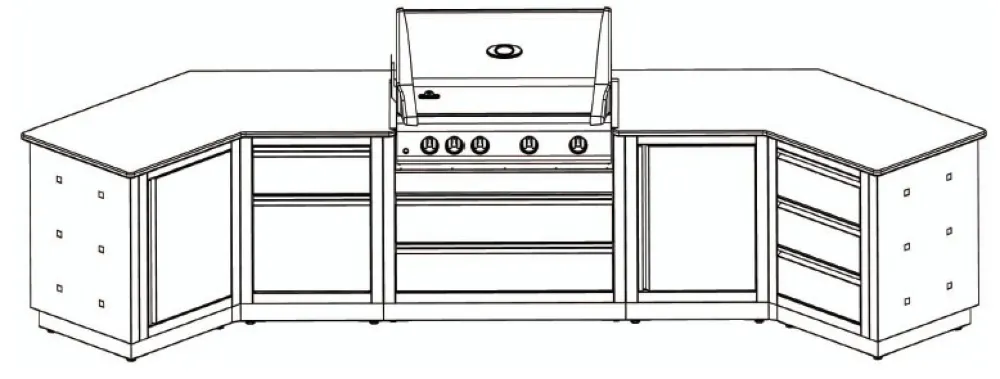 szafki oasis compact z panelem IM-45T-cn